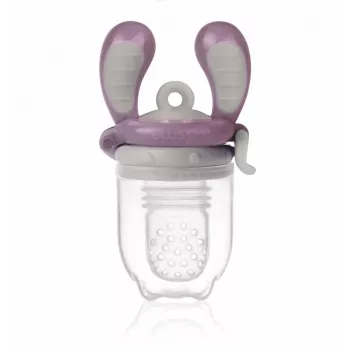 Kidsme Food Feeder Medium Plum – kūdikių vaisių ir daržovių maitintuvas, nuo 4 mėn.