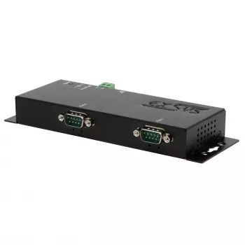 EXSYS EX-6162 Ethernet į 2x RS-232 serijinis serveris su 12V/3A maitinimo šaltiniu