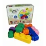 Gerardo's Toys GT3108 minkštų konstruktorių rinkinys, 10 dalių, EVA puta, įvairiaspalvis