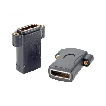 EXSYS EX-49304 skydelio montavimo DisplayPort moteriškas į moterišką adapteris, įsukamas, 8K 60Hz