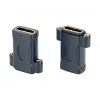 EXSYS EX-49304 skydelio montavimo DisplayPort moteriškas į moterišką adapteris, įsukamas, 8K 60Hz