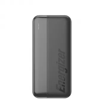 Energizer Max Power Power Bank 10000 mAh LiPo USB-A, USB-C juodas su įkrovimo lygio indikatoriumi (UE10050CC)