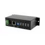 EXSYS EX-6003HMVS-POE-ON 4 prievadų USB 2.0 serveris per Gigabit Ethernet tinklą su PoE, 15KV ESD apsauga
