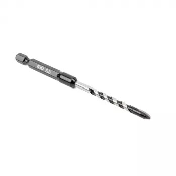 C.K Tools T3115 055 karbido antgalio plytelių grąžtas 5,5 mm, 1/4 colio šešiabriaunis kotas