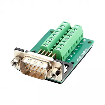 EXSYS EX-49022 VGA male to 16-pin terminalų bloko adapteris