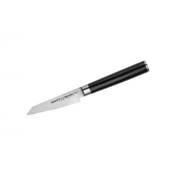 SAMURA Harakiri universali virtuvinė peilis 93 mm AUS-8 nerūdijantis plienas, juoda ABS rankena