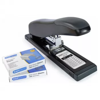 Rapesco Germ-Savvy ECO HD-100 segtukas, 20 lapų, juodas 1307