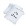 Rapesco ECO GRS A4 dokumentų aplankai permatomi skaidrūs, 10 vienetų paketas (1816)