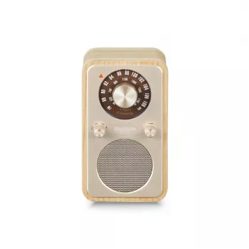 Sangean WR-9 Nešiojamas FM/AM radijas su Bluetooth, balto uosio medžio korpusu