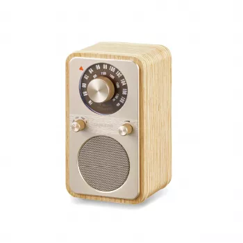 Sangean WR-9 Nešiojamas FM/AM radijas su Bluetooth, balto uosio medžio korpusu