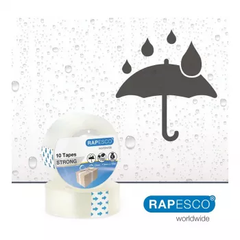 Rapesco 1807 skaidri lipni juosta 19mm x 33m, 10 rulonų