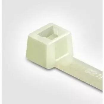 HellermannTyton T50S kabelių raištis, poliamidas 6.6, natūralus, 200 mm x 4,6 mm, 100 vnt. paketas