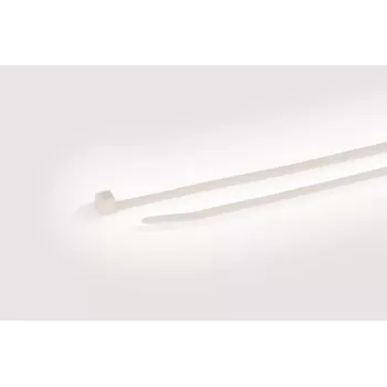 HellermannTyton T50R baltas kabelių raištis, 200mm x 4,6mm, PA66, 100 vnt. paketas 111-05013