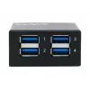 EXSYS USB 3.2 Gen1 4 prievadų metalinis koncentratorius su 15KV ESD apsauga (EX-11240HMS)