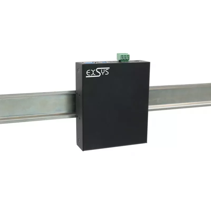 EXSYS EX-11241HMS 10 prievadų USB 3.2 Gen 1 metalinis šakotuvas su 15KV ESD apsauga