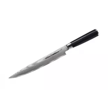 SAMURA Harakiri filė peilis 230 mm – AUS-8 nerūdijantis plienas, juoda ABS rankena