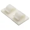 HellermannTyton RB8 varžtais tvirtinamas kabelių surišėjų laikiklis, baltas, poliamidas, maks. 8 mm pluoštui, 100 vnt. paketas