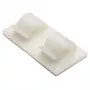 HellermannTyton RB8 varžtais tvirtinamas kabelių surišėjų laikiklis, baltas, poliamidas, maks. 8 mm pluoštui, 100 vnt. paketas