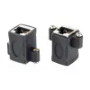 EXSYS EX-49306 Cat.5e RJ45 moteriškas-moteriškas Keystone adapterio modulis, juodas