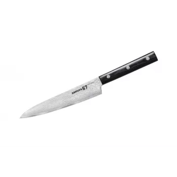 SAMURA Damascus universalus peilis 150 mm VG-10 šerdis, G-10 rankena