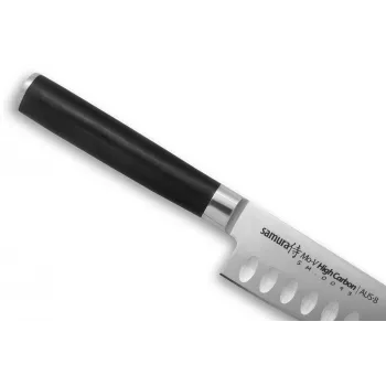 SAMURA Harakiri virtuvinis peilis 138 mm AUS-8 plieno juodas