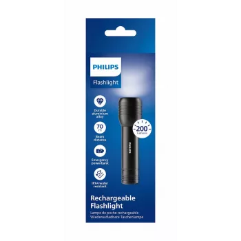 PHILIPS LED žibintuvėlis SFL7003R/10 juodas