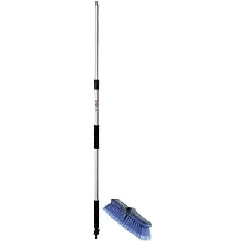IWH teleskopinė transporto priemonių plovimo šepetys, aliumininis kotas 970-1620 mm, putų rankena 000203