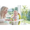Kidsme Stage Teether Chain kandimo grandinėlė, 3M+, maisto kokybės silikonas, be BPA, 3 grandys, įvairių spalvų