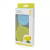 KIDSME Stay-in-Place siurbiamasis padėkliukas dubenėliams, buteliukams ir puodeliams laikyti, 2 vnt., Sky & Lime