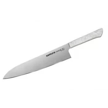 SAMURA Harakiri virėjo peilis 240 mm akrilo rankena juodas