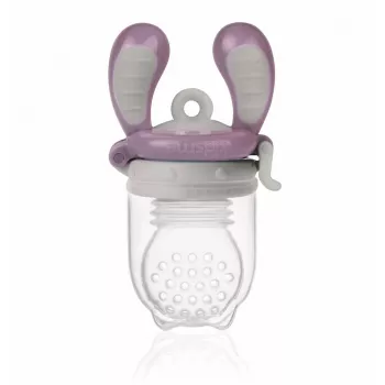 Kidsme Food Feeder Large kieto maisto maitinimo prietaisas Plum 6+ mėn.
