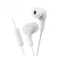 JVC Gumy Plus ausinės su mikrofonu, baltos