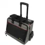 C.K Tools Magma Technicians Rolling Tool Case su ratais, 50+ kišenės, teleskopine rankena, juoda/raudona (MA2652)
