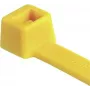 HellermannTyton T50R kabelių raištis, poliamidas 6.6, geltonas, 200 mm x 4,6 mm, 100 vnt. paketas 111-04805