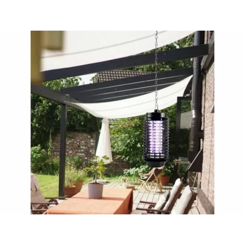 LUMIO Mosquito Killer Lamp, 1,2 W, 230 V, 30 m², UV lemputė, elektrinė grotelė, juoda