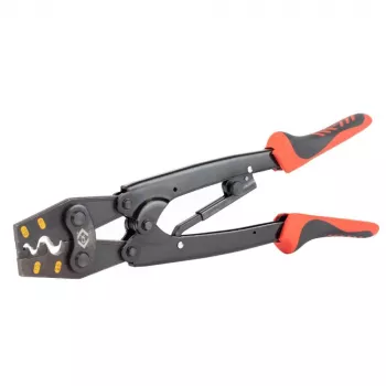 C.K Tools T3676A suspaudimo replės neizoliuotiems kabelių jungikliams 6-25 mm²