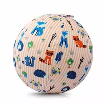 BUBA BLOON Bubabloon latekso balionas su audinio apvalkalu, Animal Stripes Pink
