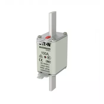 Eaton 100NHG02B NH saugiklis D02 100 A 500 V gG su mechaniniu indikatoriumi, 3 vnt. pakuotė