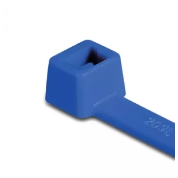 HellermannTyton T30R-PA66-BU mėlynos spalvos kabelių raiščiai, 150mm x 3,5mm, 100 vnt. pakelis 111-03008