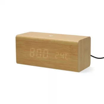 Nedis Digitalinis Žadintuvas Radijas Wood