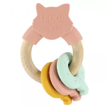 TRIXIE medinis ir silikoninis žaislas katėms, skirtas kramtyti, su katžole, 13 cm