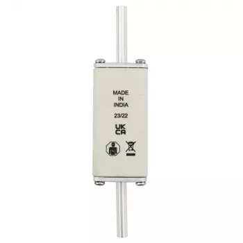 Eaton 80NHG0B NH tipo saugiklis, 0 dydis, 80 A, 500 V AC, gG, mechaniniu indikatoriumi, 3 vnt.