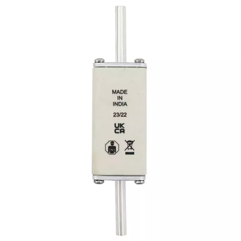 Eaton 80NHG0B NH tipo saugiklis, 0 dydis, 80 A, 500 V AC, gG, mechaniniu indikatoriumi, 3 vnt.