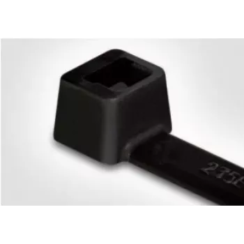HellermannTyton T50R juodas kabelių raištis 200mm x 4,6mm, 100 vnt. (138-00041)