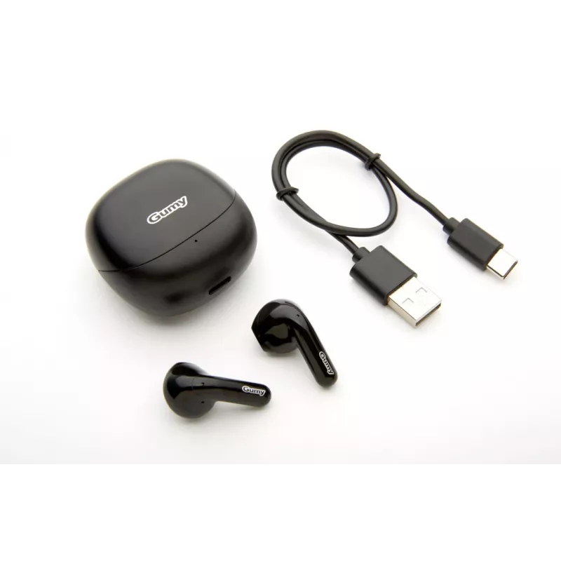 JVC Gumy Air True Wireless belaidės Bluetooth ausinės, juodos