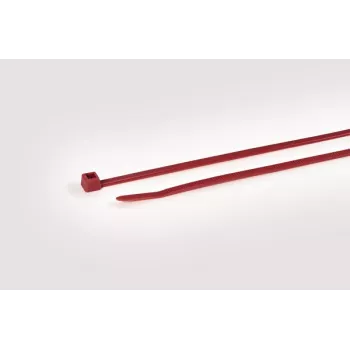 HellermannTyton T50R raudoni poliamidiniai ryšiai, 200mm x 4,6mm, 100 vnt. pakelis 111-04804