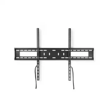 Nedis fiksuotas TV sieninis laikiklis 60-100 colių ekranams, 75 kg maks., VESA 200x200–800x400, juodas
