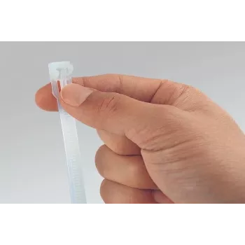 HellermannTyton REL250-NA atsegama kabelių rišamoji juosta, poliamidas 6.6, balta, 250 x 7,6 mm, 100 vnt. paketas
