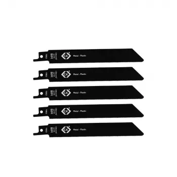 C.K Tools T0823 slenkamojo pjūklo ašmenys 24 TPI, 150 mm, bi-metalo, 5 vnt.