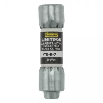 Eaton KTK-R-7 Class CC greitaeigis saugiklis, 7 A, 600 V AC, 200 kA pertraukimo srovė, 10 vnt. paketas